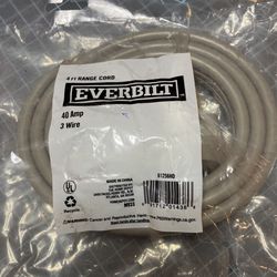 Everbilt 4ft 3-prong 40 Amp Range Cord 