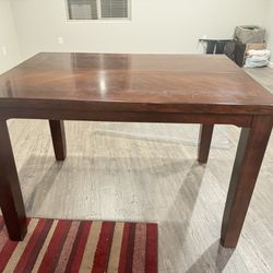 Counter Height Dining Table + 4 Free Chairs 