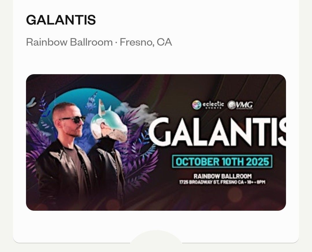 Galantis Tickets