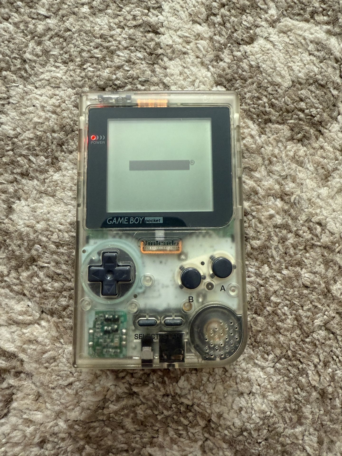 Gameboy Pocket Console Clear