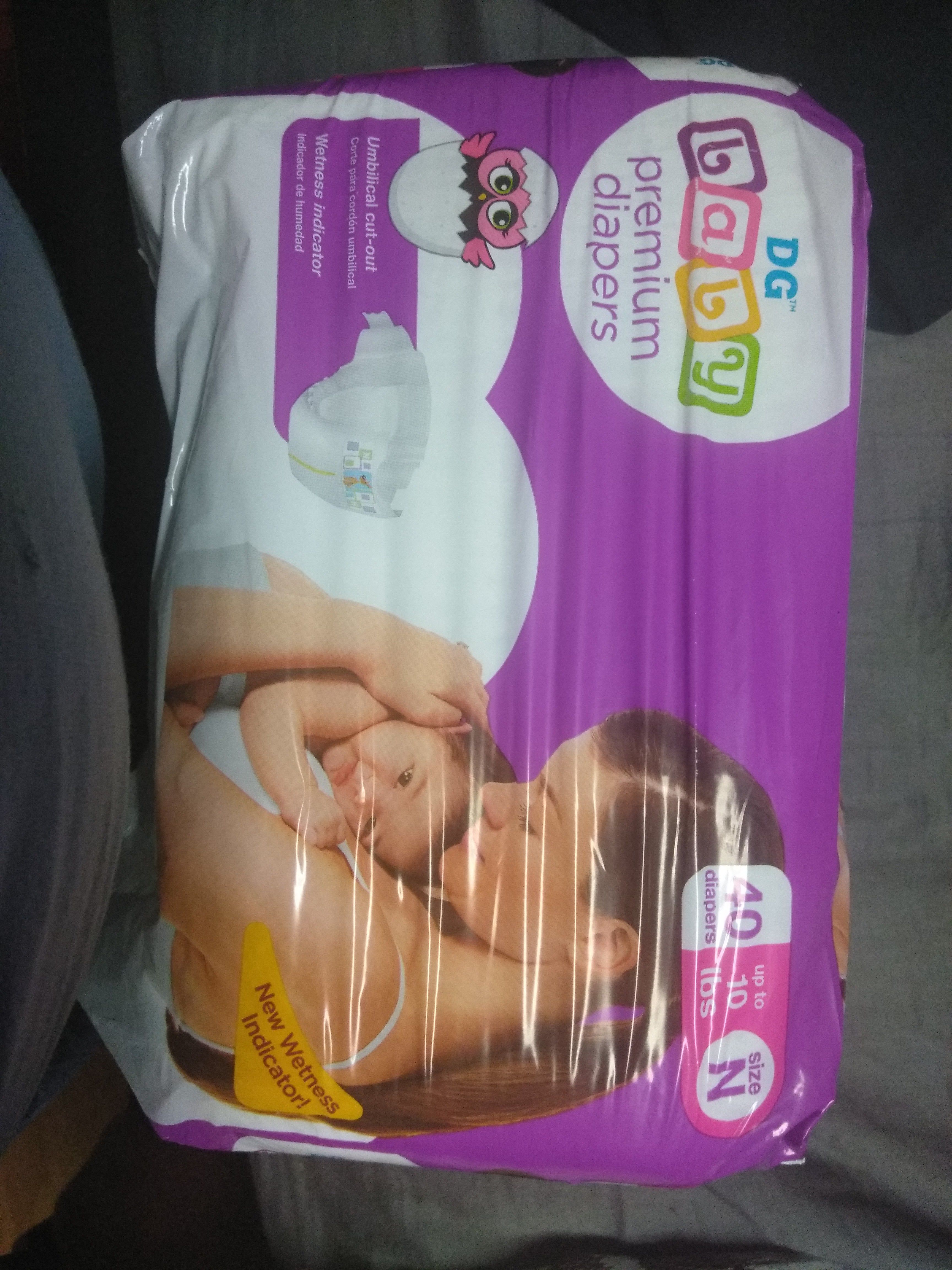 40 newborn diapers