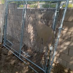 Two chain Link fence gates2