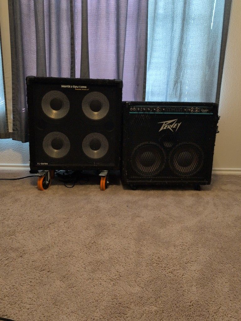 🎸 Peavey 210TX Bass Amp + Hartke XL 4x10 Cab 🎶