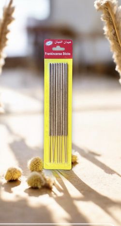 Frankincense Sticks, Traditional Natural Incense, 8 Count Pack, Pure Aromatherapy Burning Sticks for Meditation and Spiritual Use