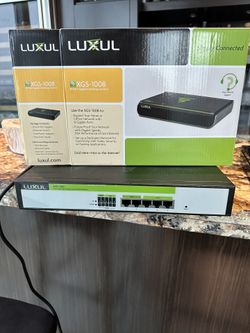LUXUL 8 Port Gigabit Desktop Switch