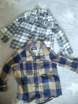 Oshkosh toddler boys flannel 2t