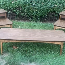 Vintage Coffee And End Tables