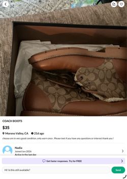 Coach boots