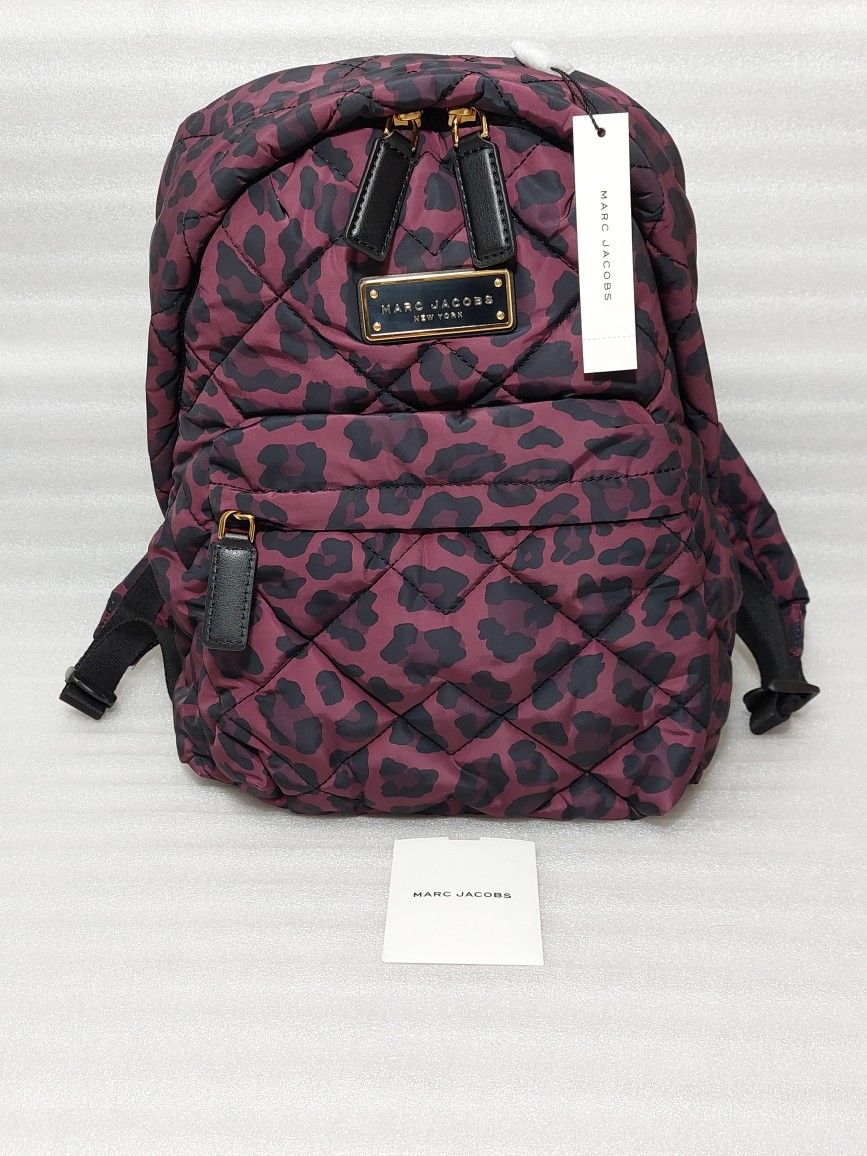 Marc Jacobs Designer Backpack Book Bag. Brand New With Tags. Authentic 