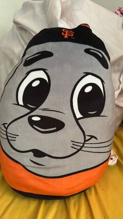 SF Giants Lou Seal Mascot Plush Pillow