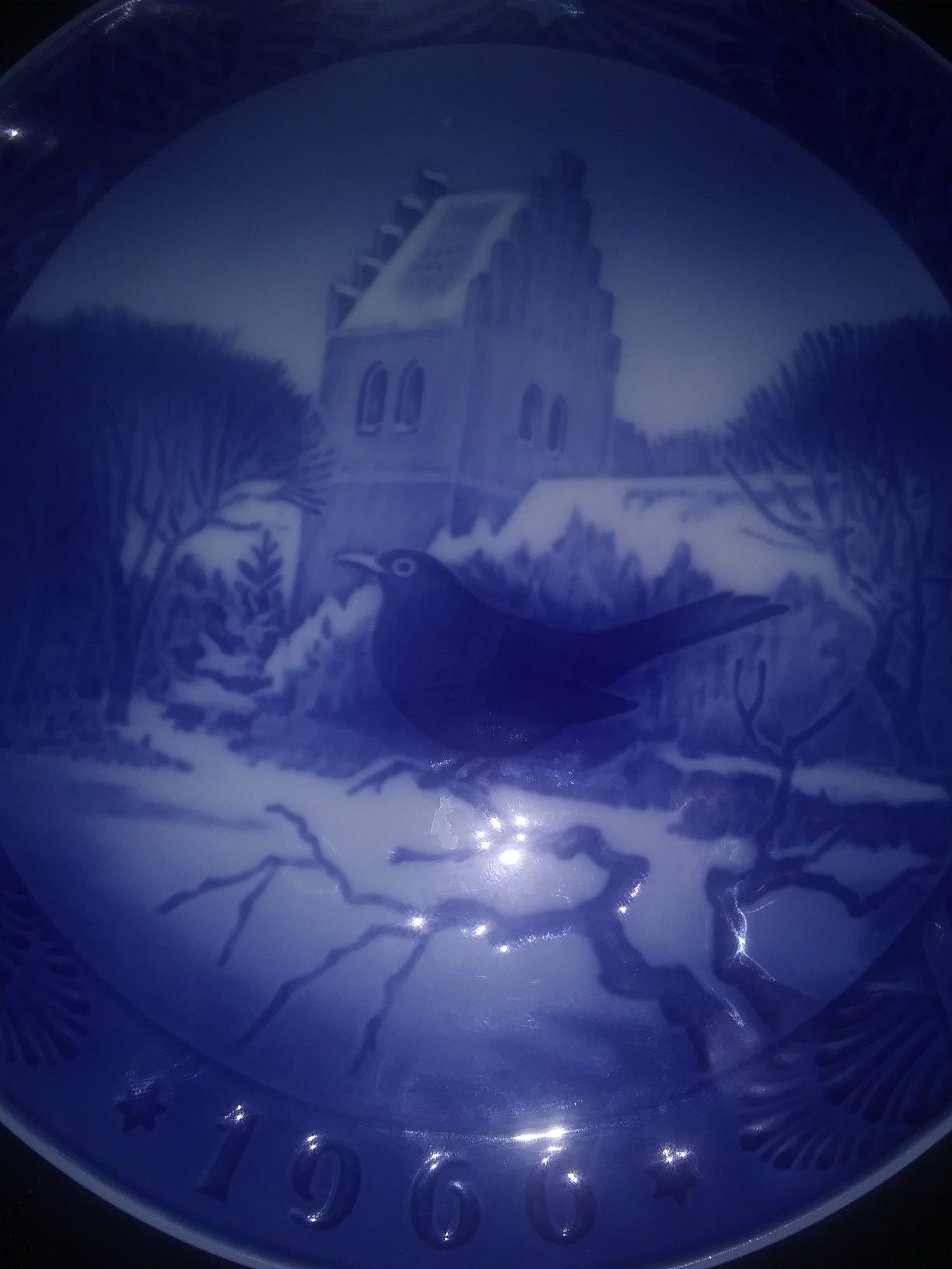 Kai Lange 1966 Christmas plate