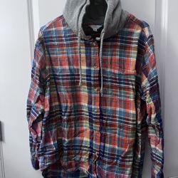 Flannel with Hoodie 