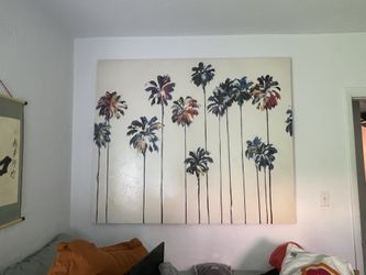 Dresser, Painting, Couch And Love Seat, And Tv