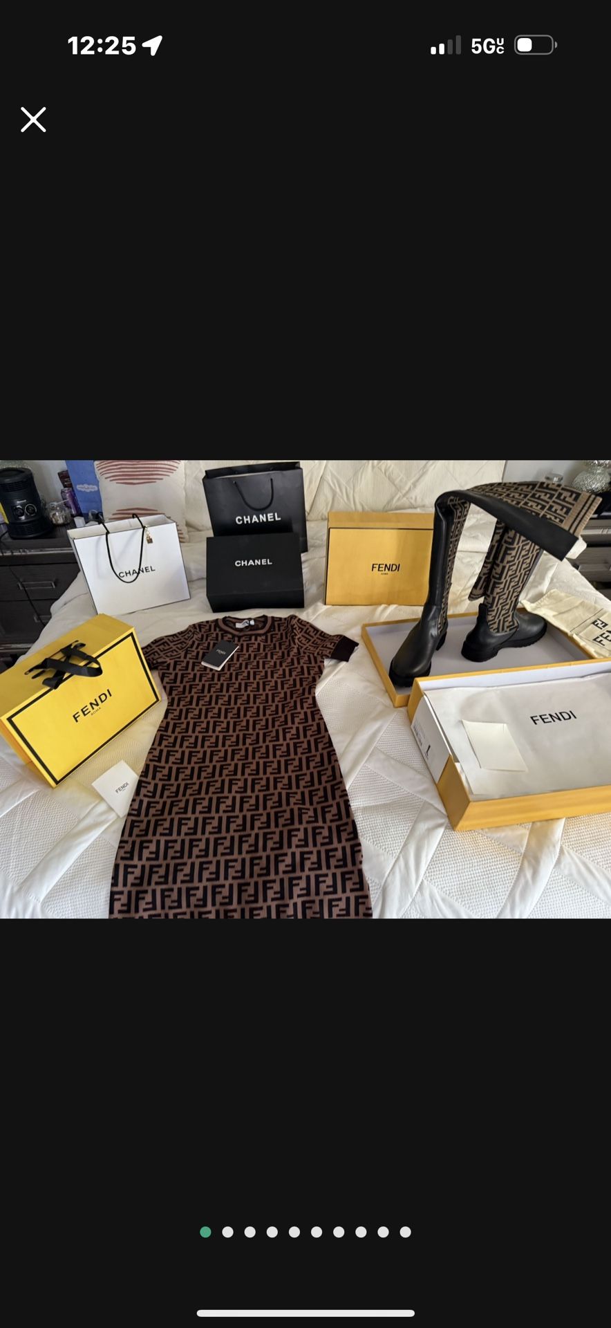 Fendi Boots And Dress