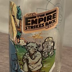 VINTAGE 1980 STAR WARS EMPIRE STRIKES BACK COLLECTIBLE DRINKING GLASS