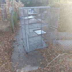 Animal tower/cage.