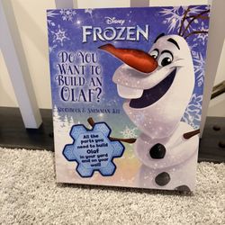 Olaf Book And Snowman Set