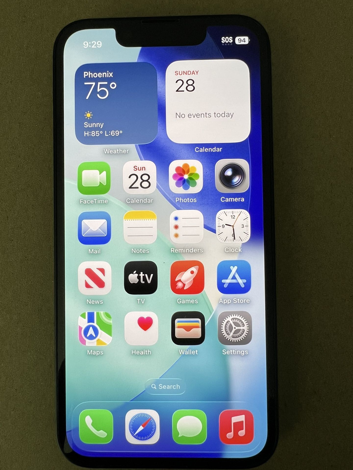 Apple iPhone 13 Mini, 128 GB, Unlocked, Midnight Color, Excellent Condition