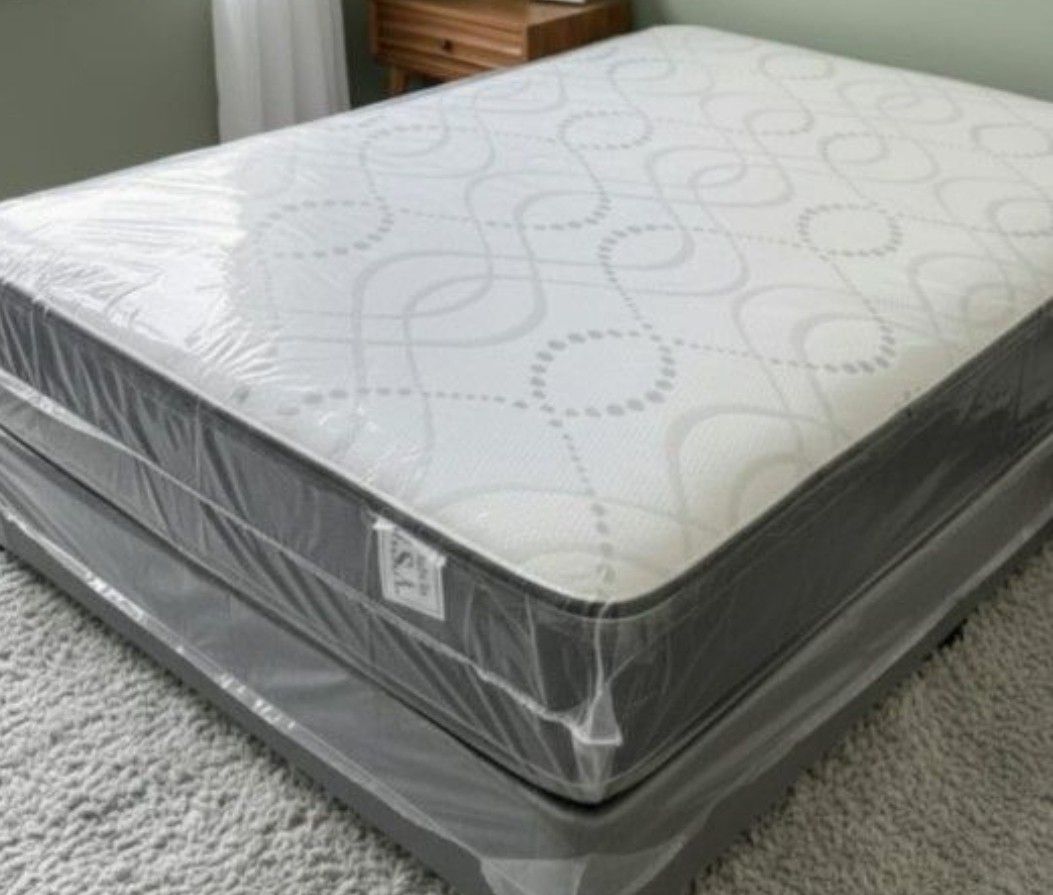 QUEEN Size Mattress With Box Spring set Colchones Nuevos Queen