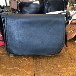 Vintage Coach Patricia’s Legacy Black Leather Shoulder/Crossbody Purse Made In US Cash/Venmo Pickup White Bear Lake Home 