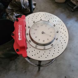 13in Brake ROTOR Clock Shop Tool Art