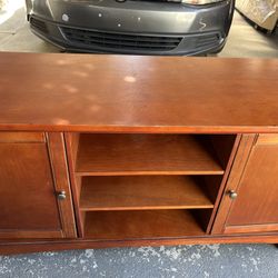 Cabinet Two Doors Three Middle Open Shelf’s 