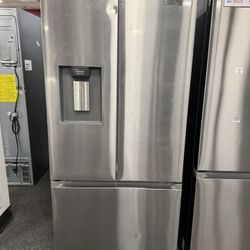 New Open Box 22 cu. ft. Smart 3-Door French Door Refrigerator with External Water Dispenser