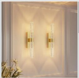 Set of 2 Battery Operated Wall Sconces, Rechargeable Wall Lights
12000mAh Long-Lasting Battery,Dimmable Cordless Sconce,No Wiring Needed for Living, B