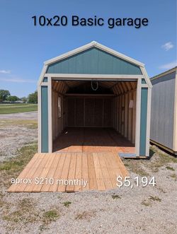 10X20 Garage