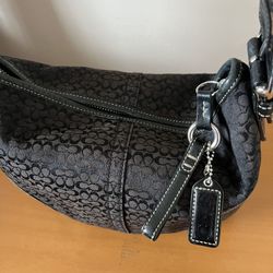 It’s Very Cute Coach Bag The Color Is Black 