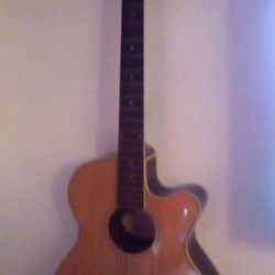 Epiphone Electric Acoustic Guitar And Squire By Fender Bullet Electric Guitar 