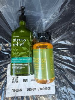 Stress relief / massage oil bundle