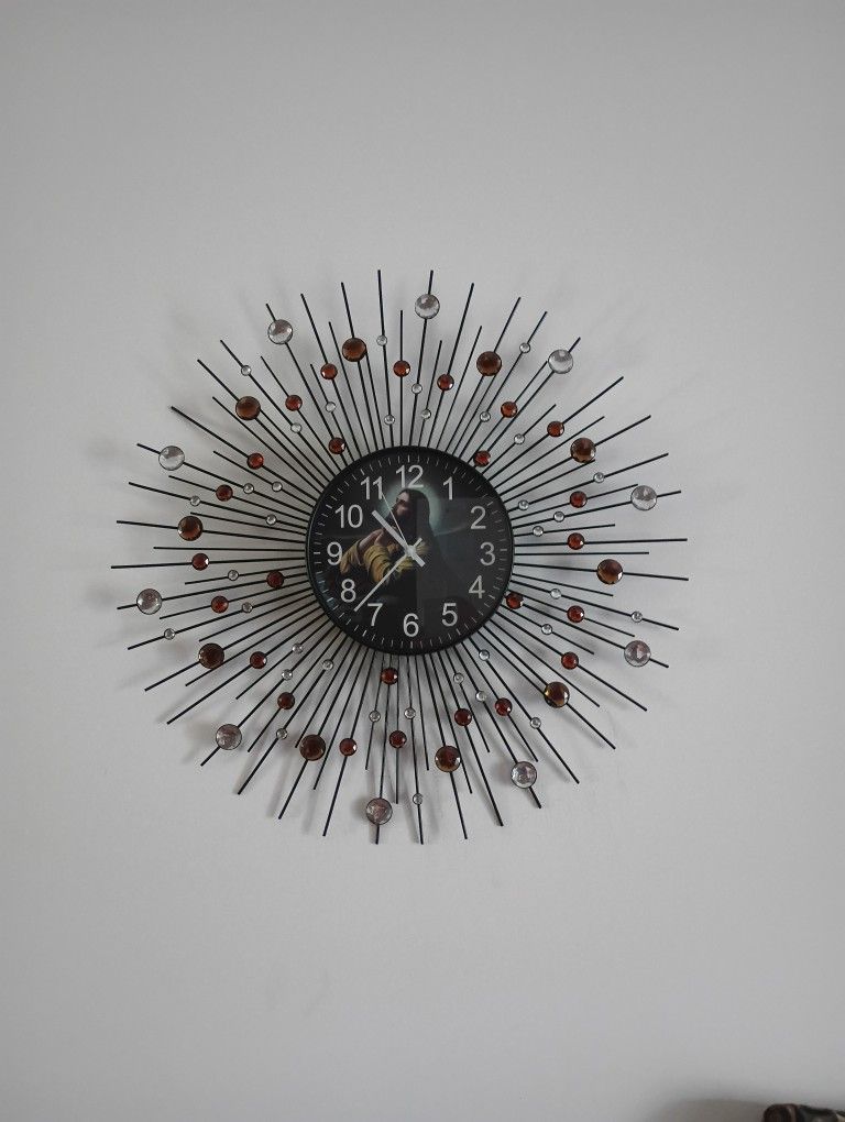 Wall Piece With Clock