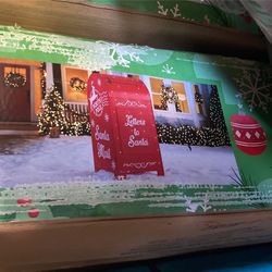New holiday living lit Christmas mailbox 5 feet tall