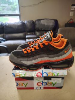 $120 Local Pickup 2020 Nike Air Max 95 ID Halloween Edition Size 11.5 No Box Worn A Few Times Very Rare.