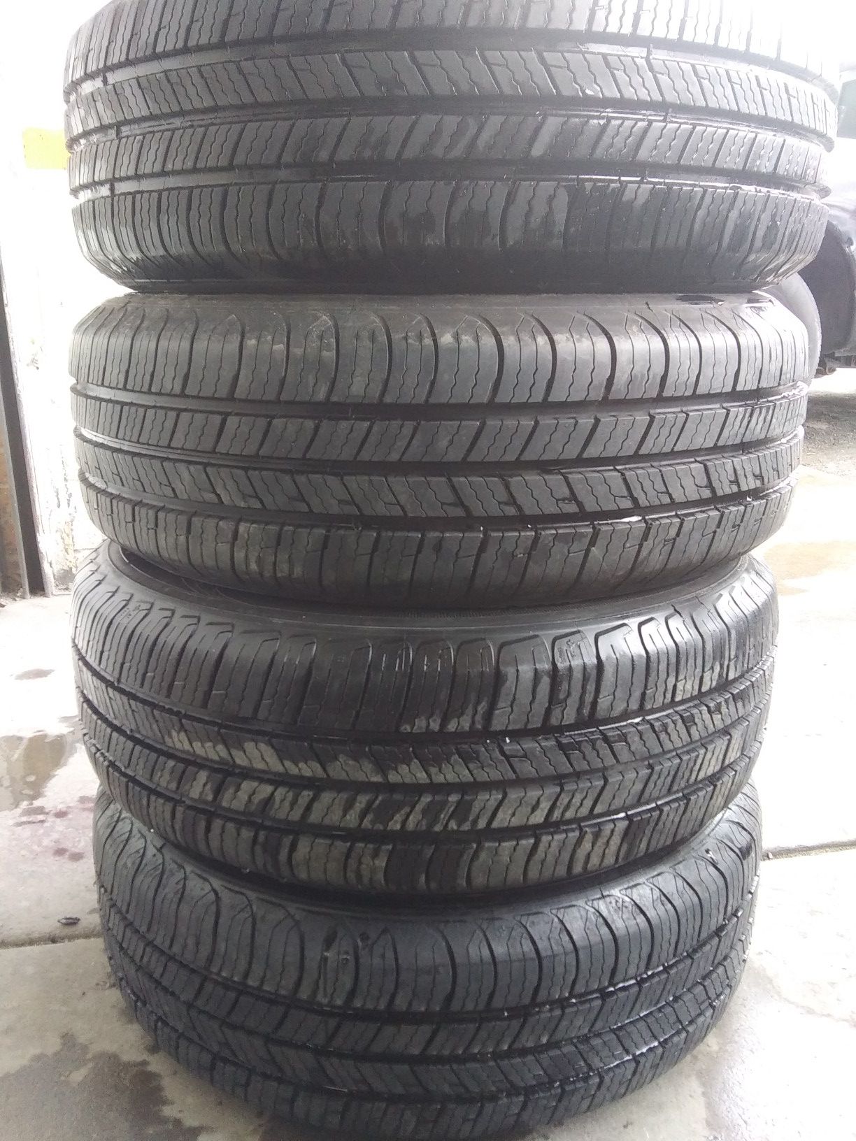 A set of Tires size 185 65 14 mark MICHELIN