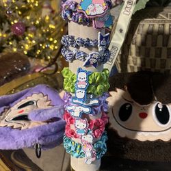 Ligas Para El Pelo Con Adorno De Hello Kitty Y Sus Amigos 