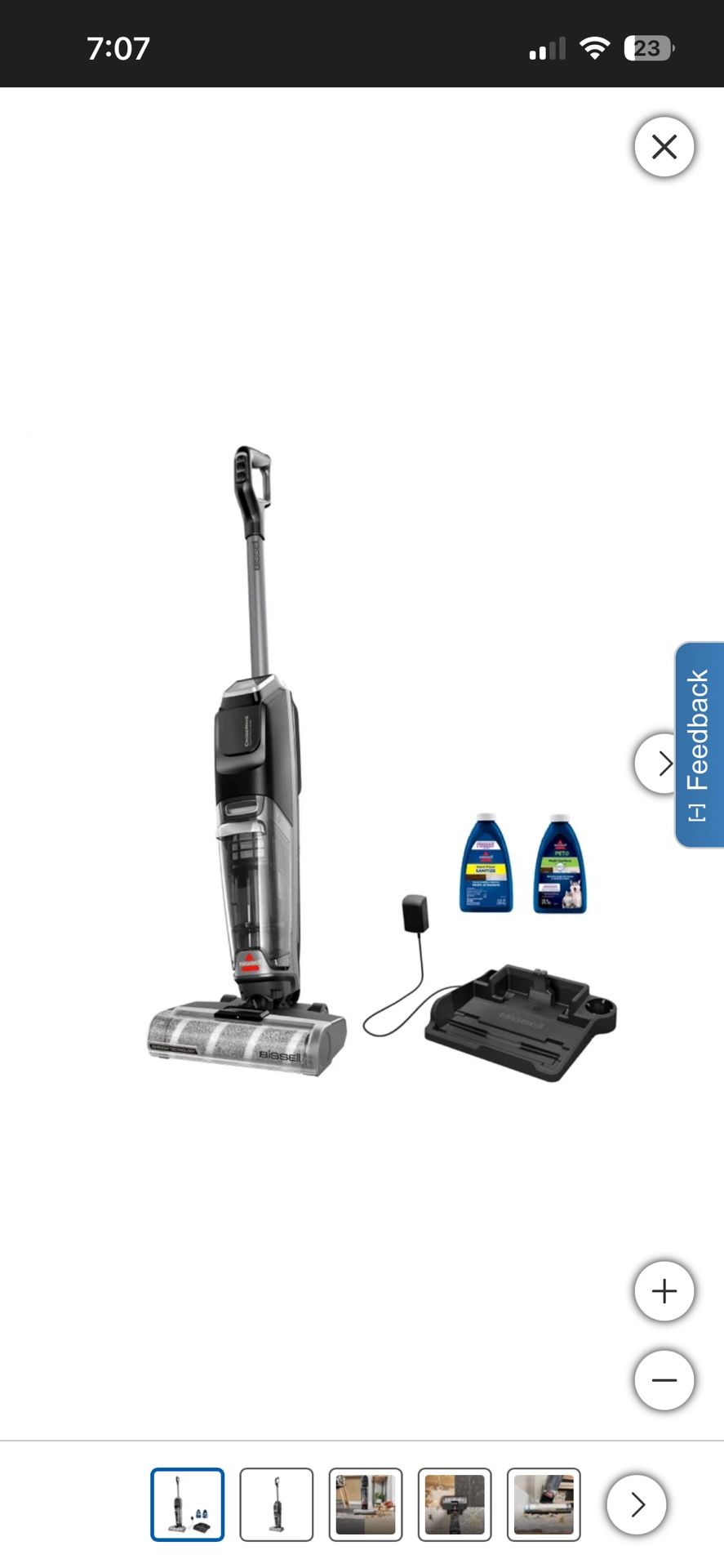 BISSELL CrossWave OmniForce Edge All-in-One Multi-Surface Cordless Cleaner. Still in the box