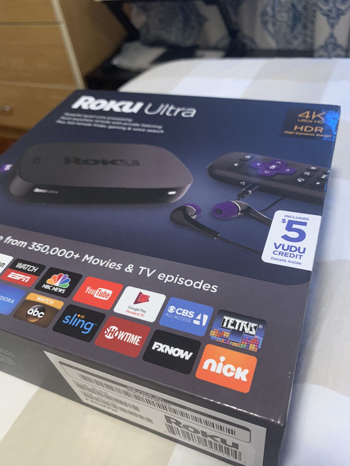 Roku Ultra 4K HDR with headphone jack for private listening