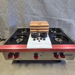 NEW Wolf Gas 36-in Pro Rangetop & Griddle 4-Burner RT364G Stainless Steel