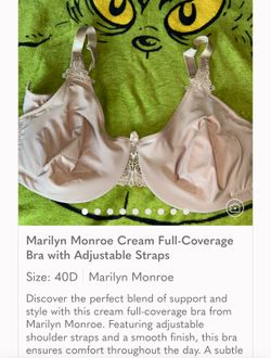 Marilyn monroe Bra neutral in color 40 D Pre owned in great condition