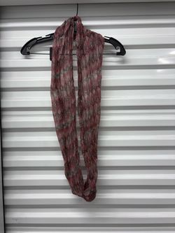 Women's Multicolor Chevron Knit Textured Infinity Loop Scarf