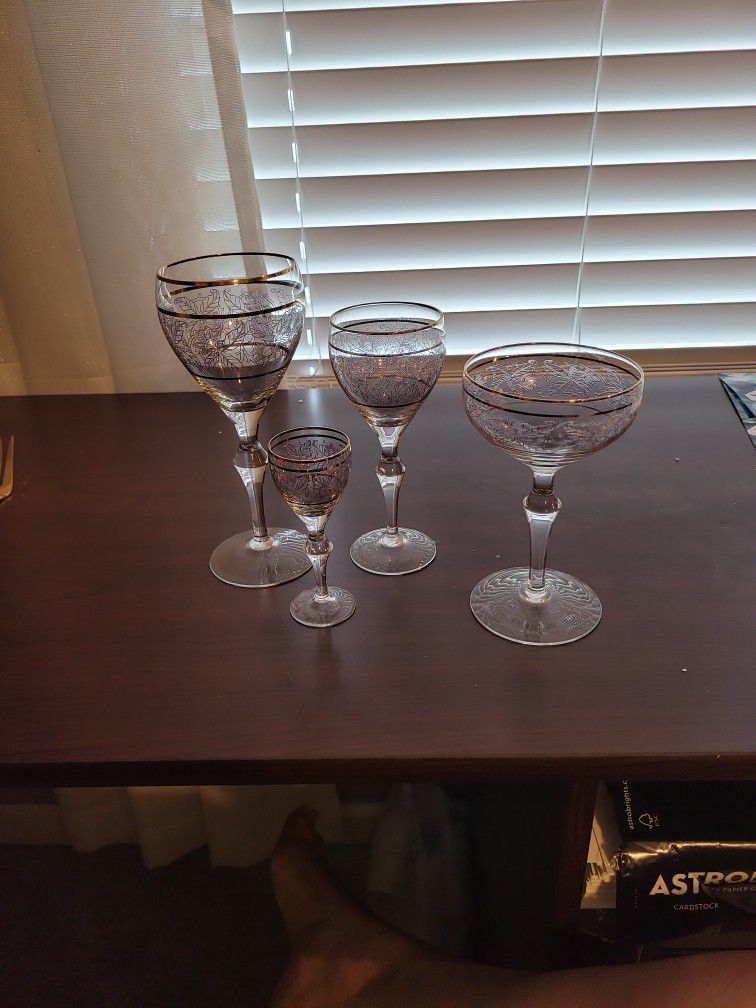 Set Of 48 Wine/cocktail Glasses