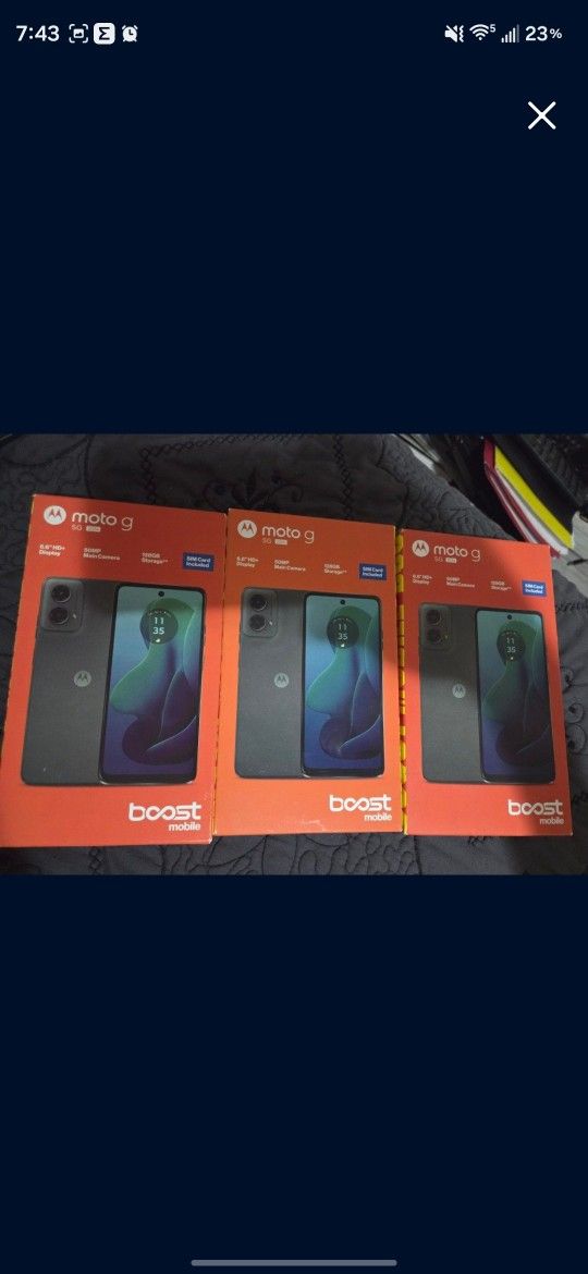 Boost Mobile Motorola 5G Phones