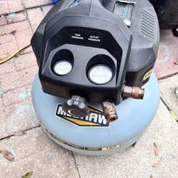 McGraw Pancake Compressor 6 Gallons 150psi No Leaks 