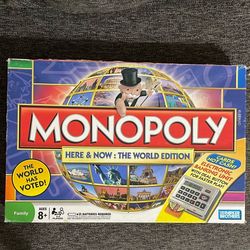 Board Game Monopoly Here & Now: The World Edition
