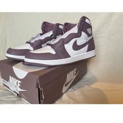 Nike Air Jordan 1 Retro High OG Shoes “Mauve” White   