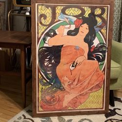 Large Alphonse Mucha Framed Print 