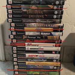 Ps2 Games $10 Each