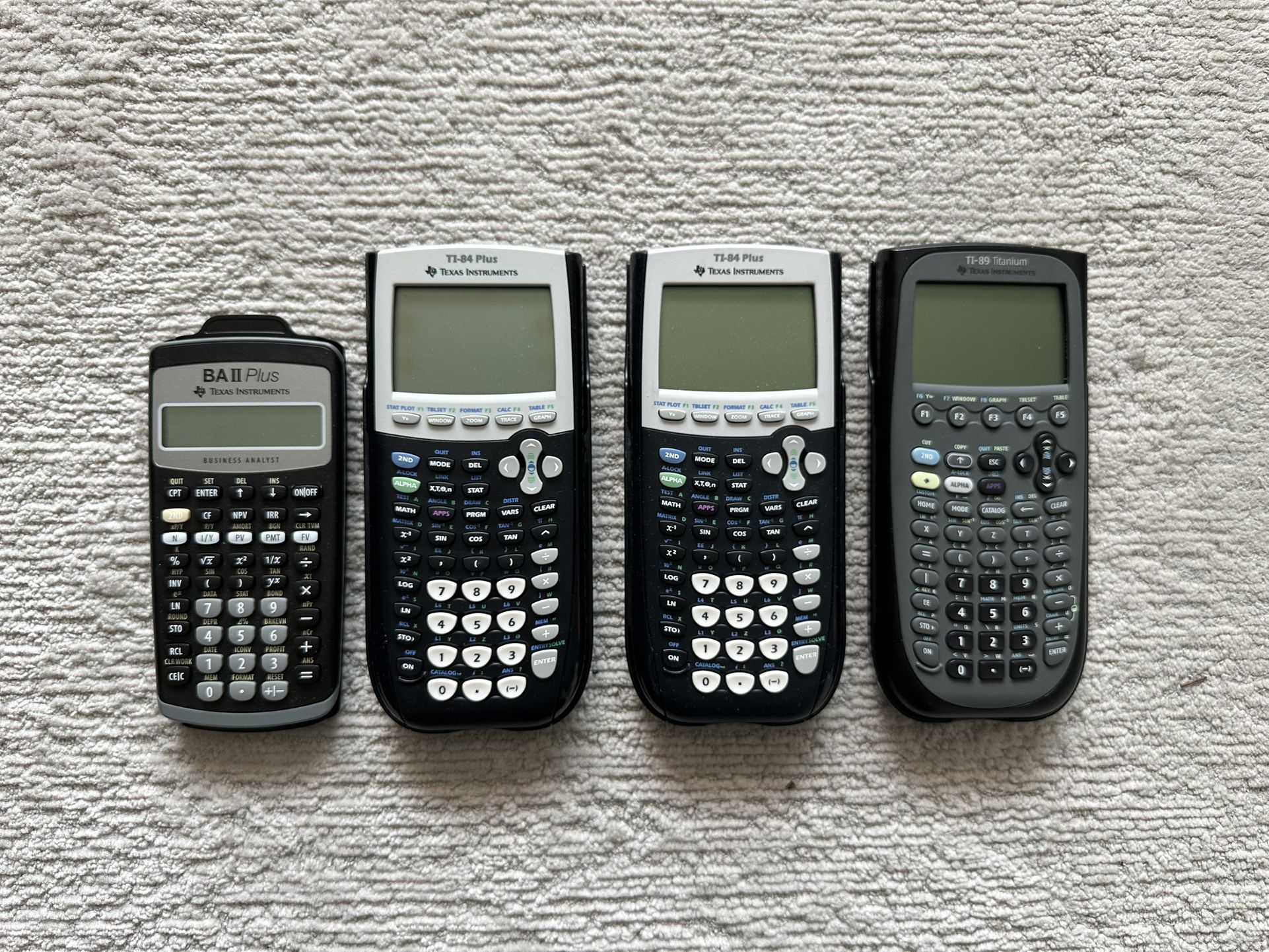 Graphing Calculator (TI-89, TI-84, BA-II)